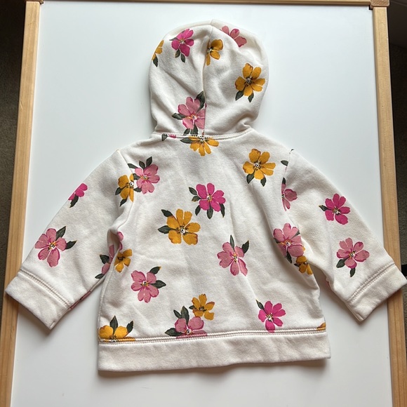 Old Navy Floral Zip-Front Hoodie - Picture 4 of 4